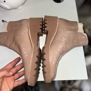 Dolce Vita Cream Ankle Booties